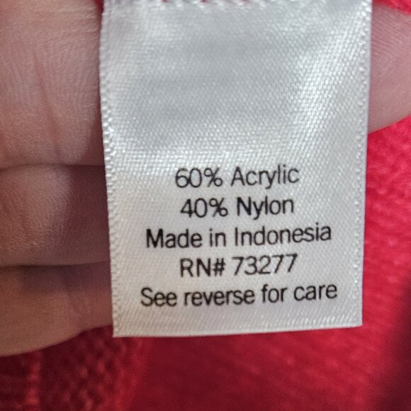 Croft & Barrow Womens Red Soft Sweater Small - Picture 6 of 6